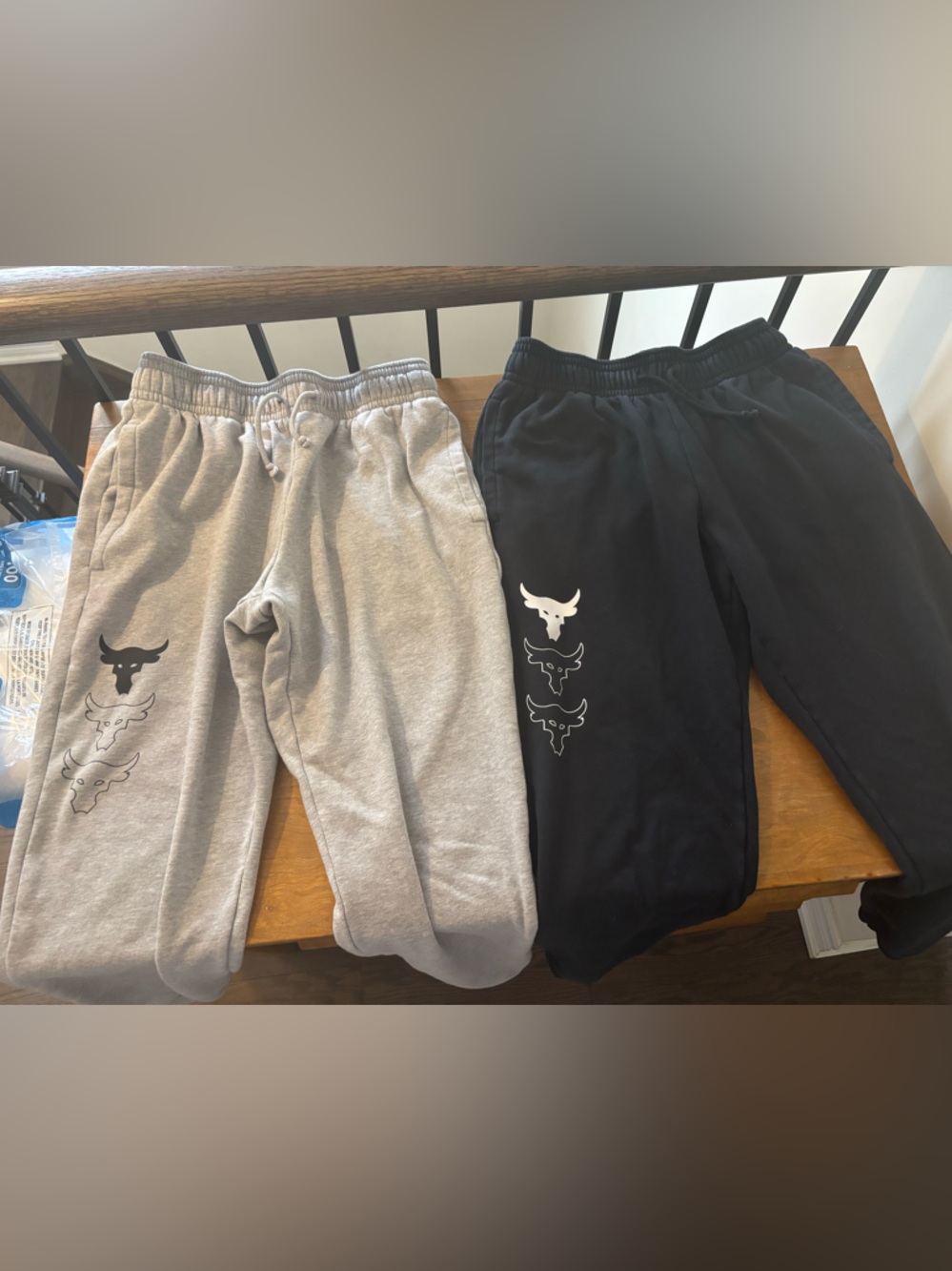 Under Armour Men’s Sweatpants Duo - Gray & Black with Ghost Graphics